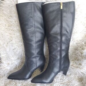 NWB Vince Camuto Nally Women's Leather Boots, Black, Size 9M-WC/40